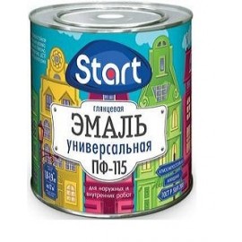 Эмаль ПФ-115 0.8кг Start шоколадная Россия